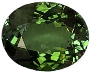10x8mm Oval Green Tourmaline