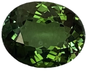 10x8mm Oval Green Tourmaline