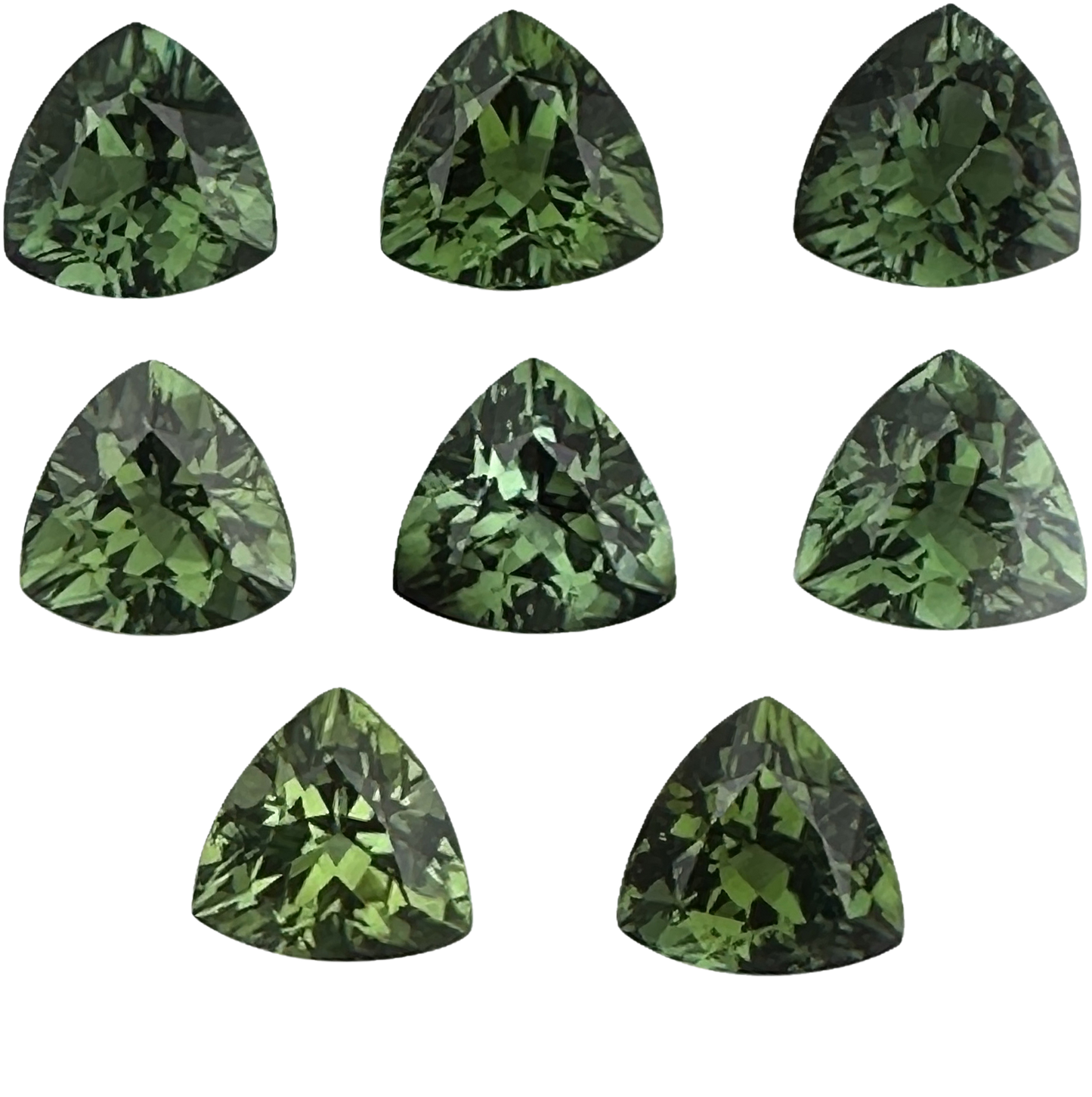 10mm Trillion Green Tourmaline