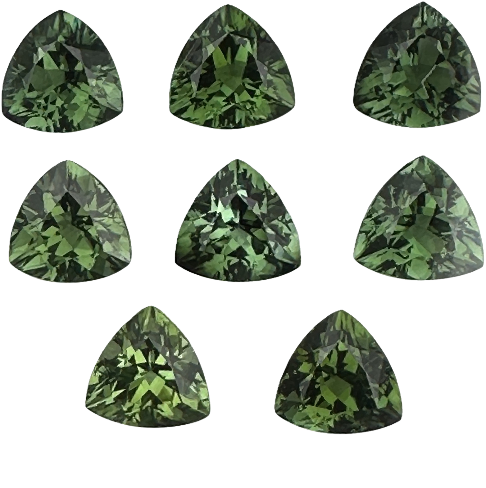 10mm Trillion Green Tourmaline