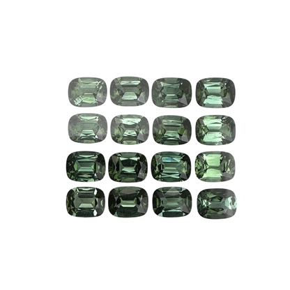 9x7mm Cushion Green Tourmaline