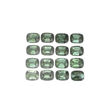 9x7mm Cushion Green Tourmaline