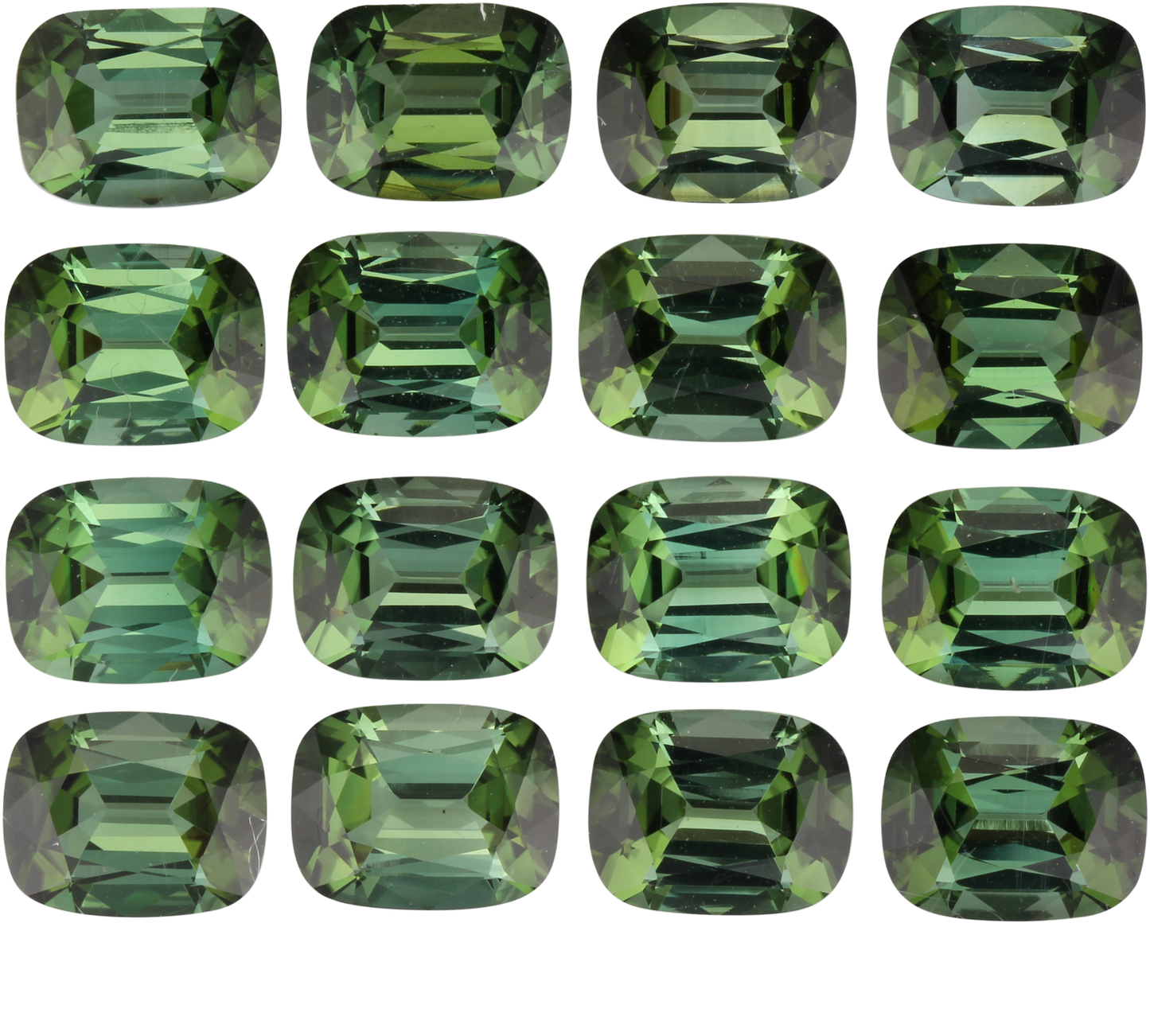 9x7mm Cushion Green Tourmaline
