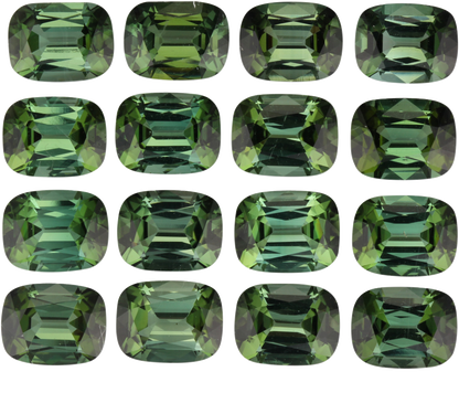 9x7mm Cushion Green Tourmaline