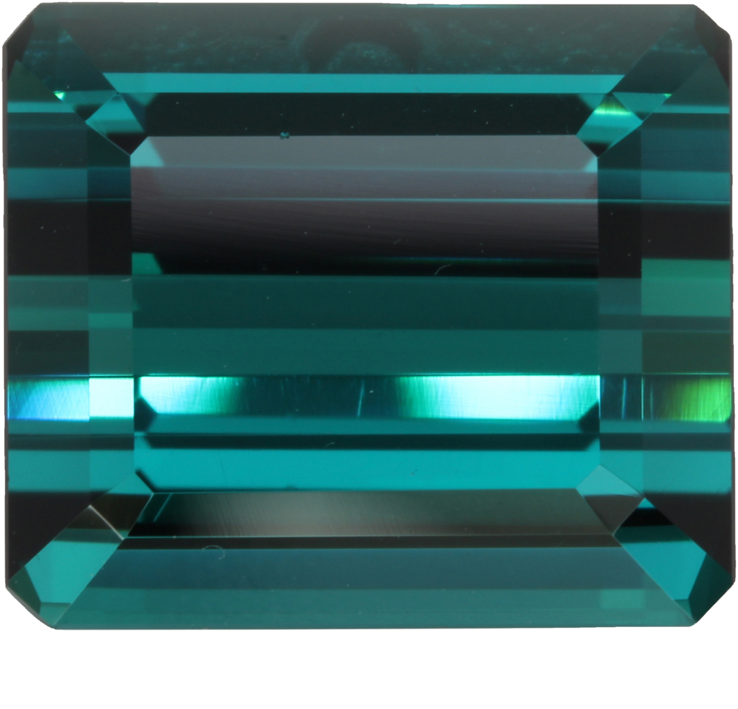 29.53ct Emerald Cut DB Color Indicolite Tourmaline Set