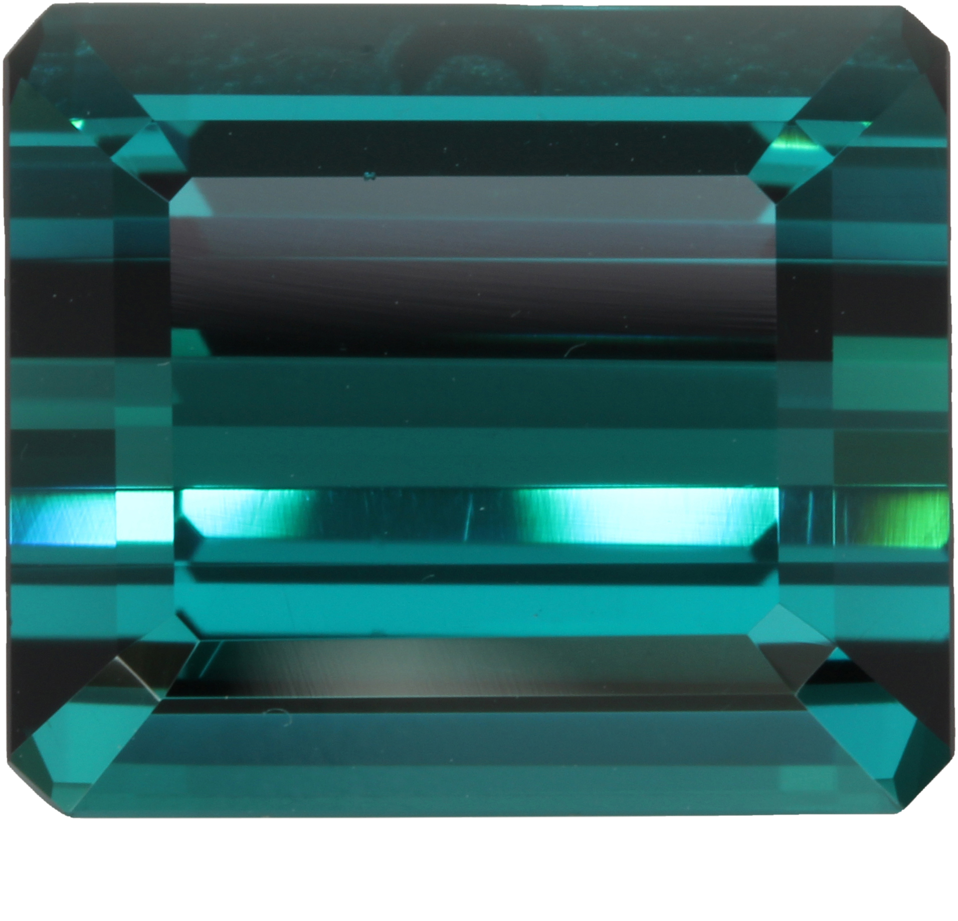 29.53ct Emerald Cut DB Color Indicolite Tourmaline Set