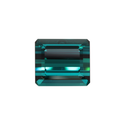 29.53ct Emerald Cut DB Color Indicolite Tourmaline Set