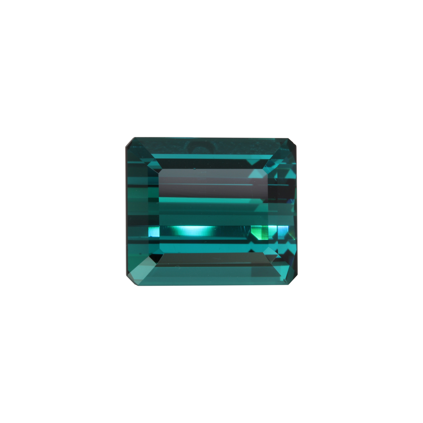29.53ct Emerald Cut DB Color Indicolite Tourmaline Set