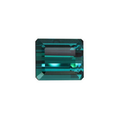 29.53ct Emerald Cut DB Color Indicolite Tourmaline Set
