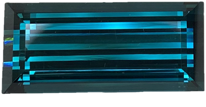 26.1ct Baguette DB Color Indicolite Tourmaline