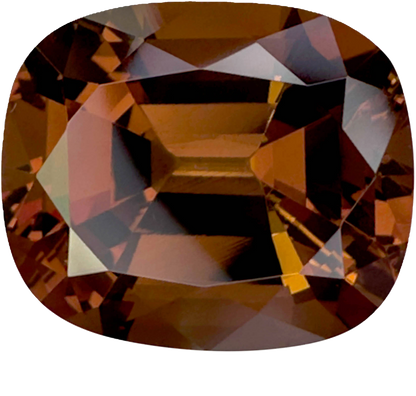 12.92ct Cushion Peach Malaya Garnet