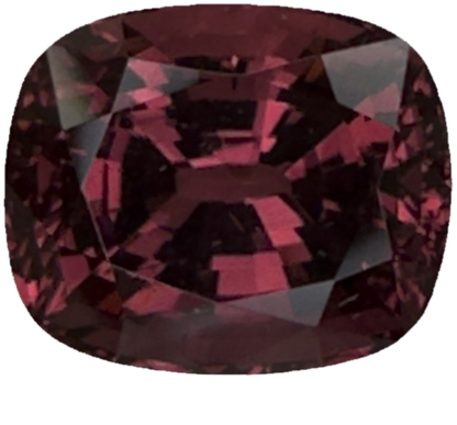 5.81ct Cushion Peach Malaya Garnet