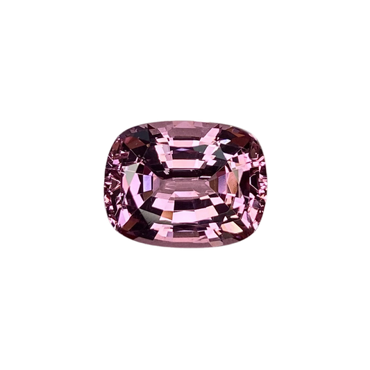5.12ct Cushion Peach Malaya Garnet