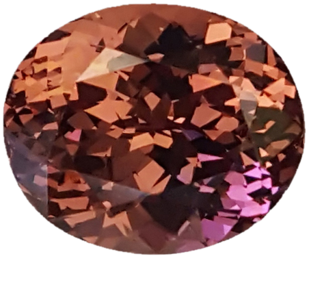 12.94ct Oval Malaya Garnet