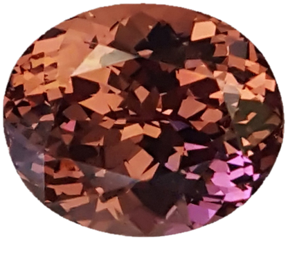 12.94ct Oval Malaya Garnet