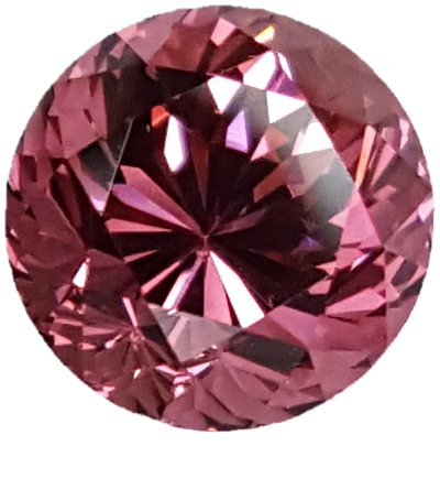 8.1mm Round Malaya Garnet