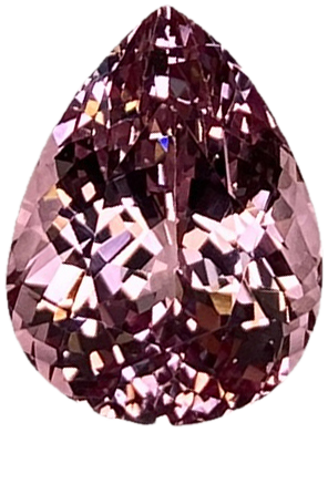 4.33ct Pear Shape Malaya Garnet