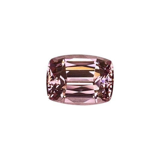 7.28ct Cushion Peach Malaya Garnet