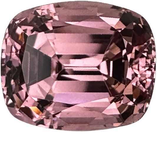 8.12ct Cushion Peach Malaya Garnet