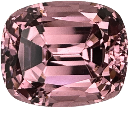 8.12ct Cushion Peach Malaya Garnet