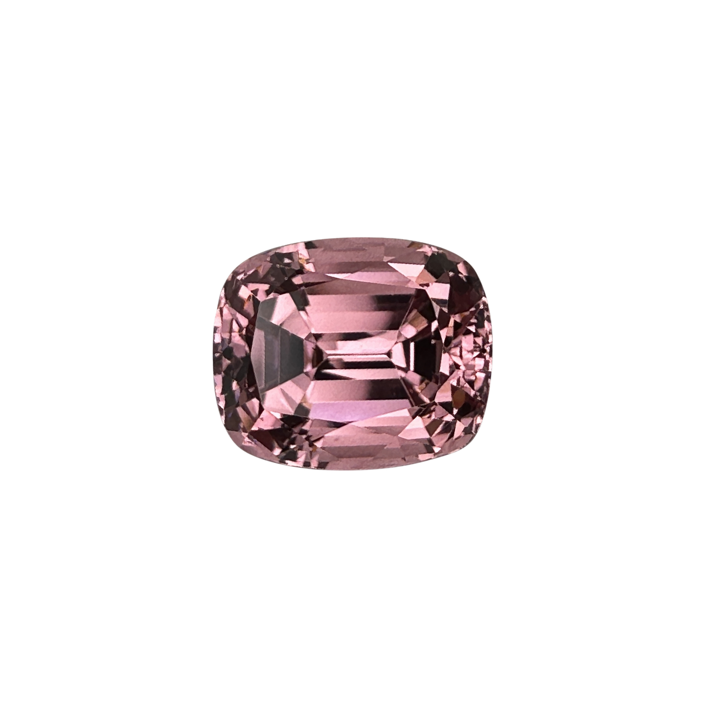 8.12ct Cushion Peach Malaya Garnet