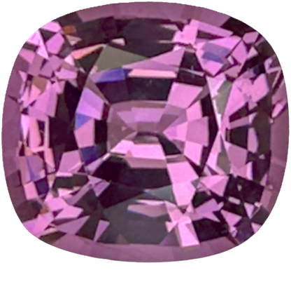 5.29ct Cushion Light Pink Malaya Garnet