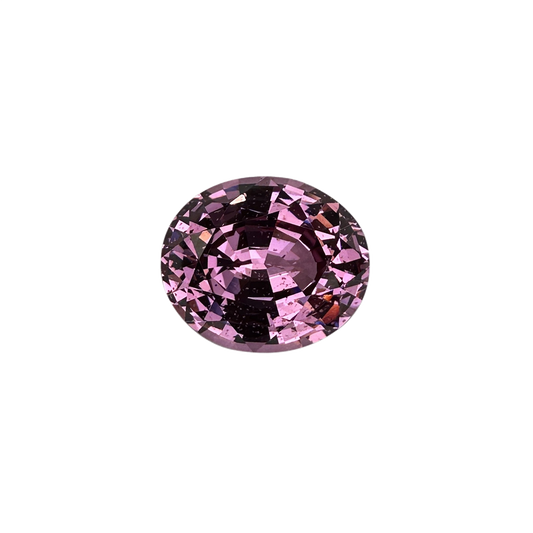 6.33ct Oval Light Pink Malaya Garnet