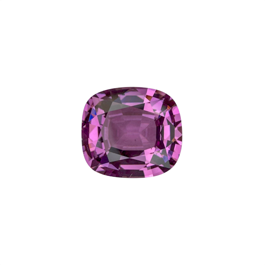 4.56ct Cushion Light Pink Malaya Garnet