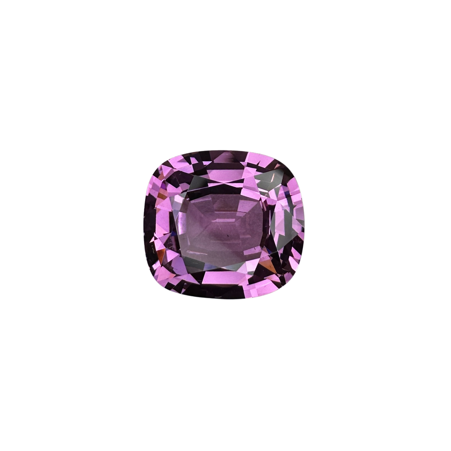 4.56ct Cushion Light Pink Malaya Garnet