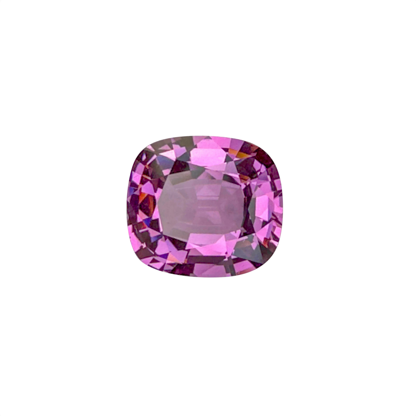 4.56ct Cushion Light Pink Malaya Garnet
