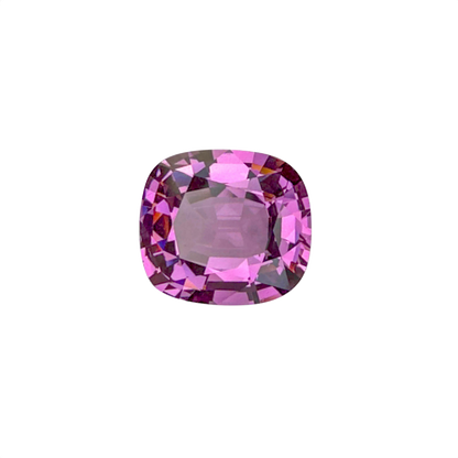 4.56ct Cushion Light Pink Malaya Garnet