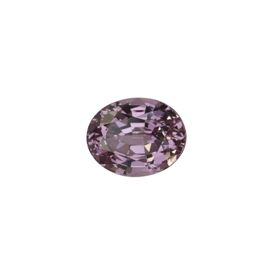 11.1x8.8mm Oval Light Peach Malaya Garnet