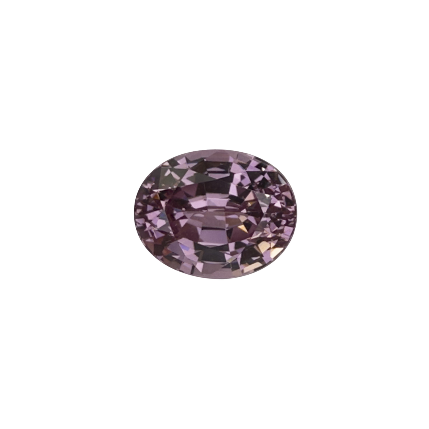 11.1x8.8mm Oval Light Peach Malaya Garnet