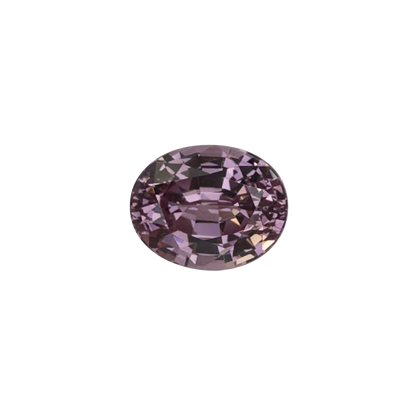 11.1x8.8mm Oval Light Peach Malaya Garnet