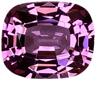 2.68ct Cushion Light Pink Malaya Garnet