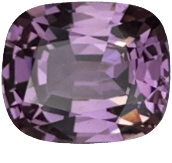 2.68ct Cushion Light Pink Malaya Garnet