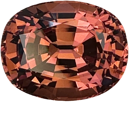 24.16ct Cushion Copper Color Change Malaya Garnet