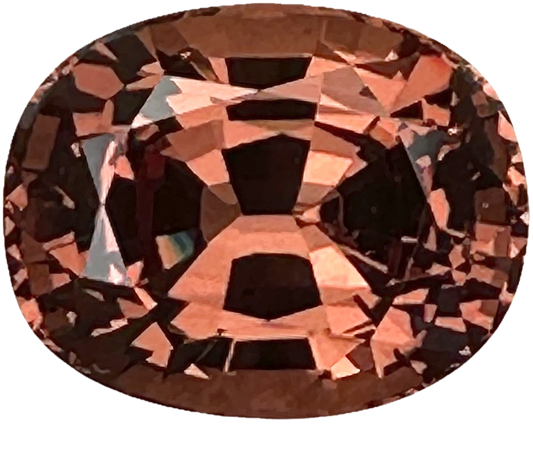 24.16ct Cushion Copper Color Change Malaya Garnet