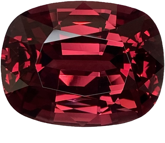 28.72ct Cushion Light Color Malaya Garnet