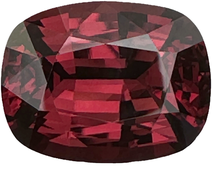 28.72ct Cushion Light Color Malaya Garnet
