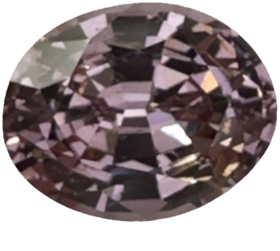 2.85ct Oval Light Pink Malaya Garnet