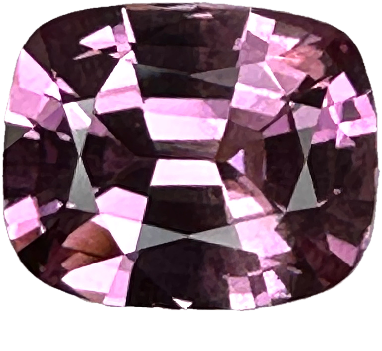 9.9x8mm Cushion Light Pink Malaya Garnet