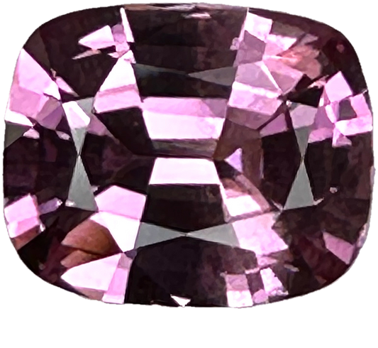 9.9x8mm Cushion Light Pink Malaya Garnet