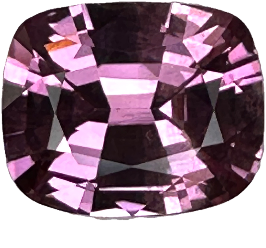 9.9x8mm Cushion Light Pink Malaya Garnet