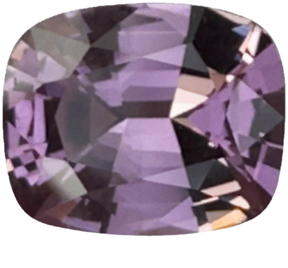 9.9x8mm Cushion Light Pink Malaya Garnet