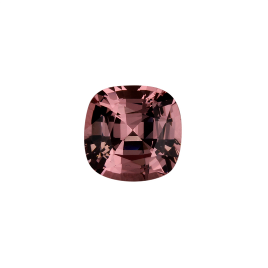 9.3mm Cushion Light Peach Malaya Garnet