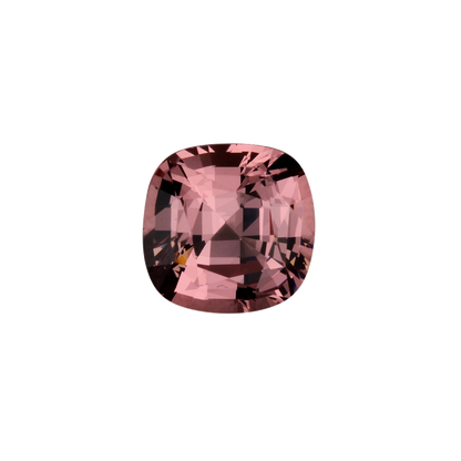 9.3mm Cushion Light Peach Malaya Garnet