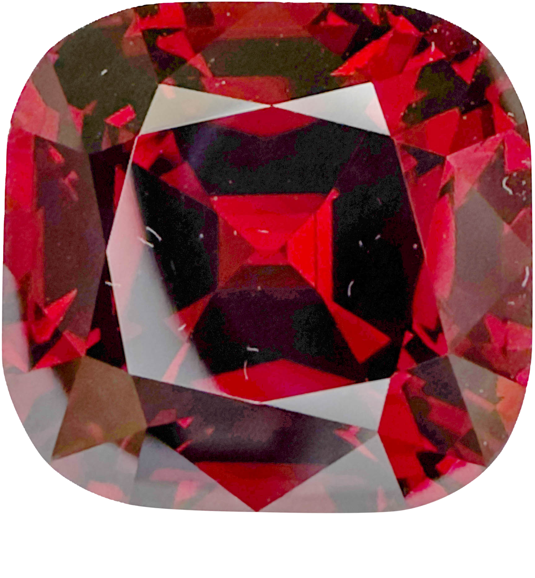 12.53ct Cushion DR Color Malaya Garnet
