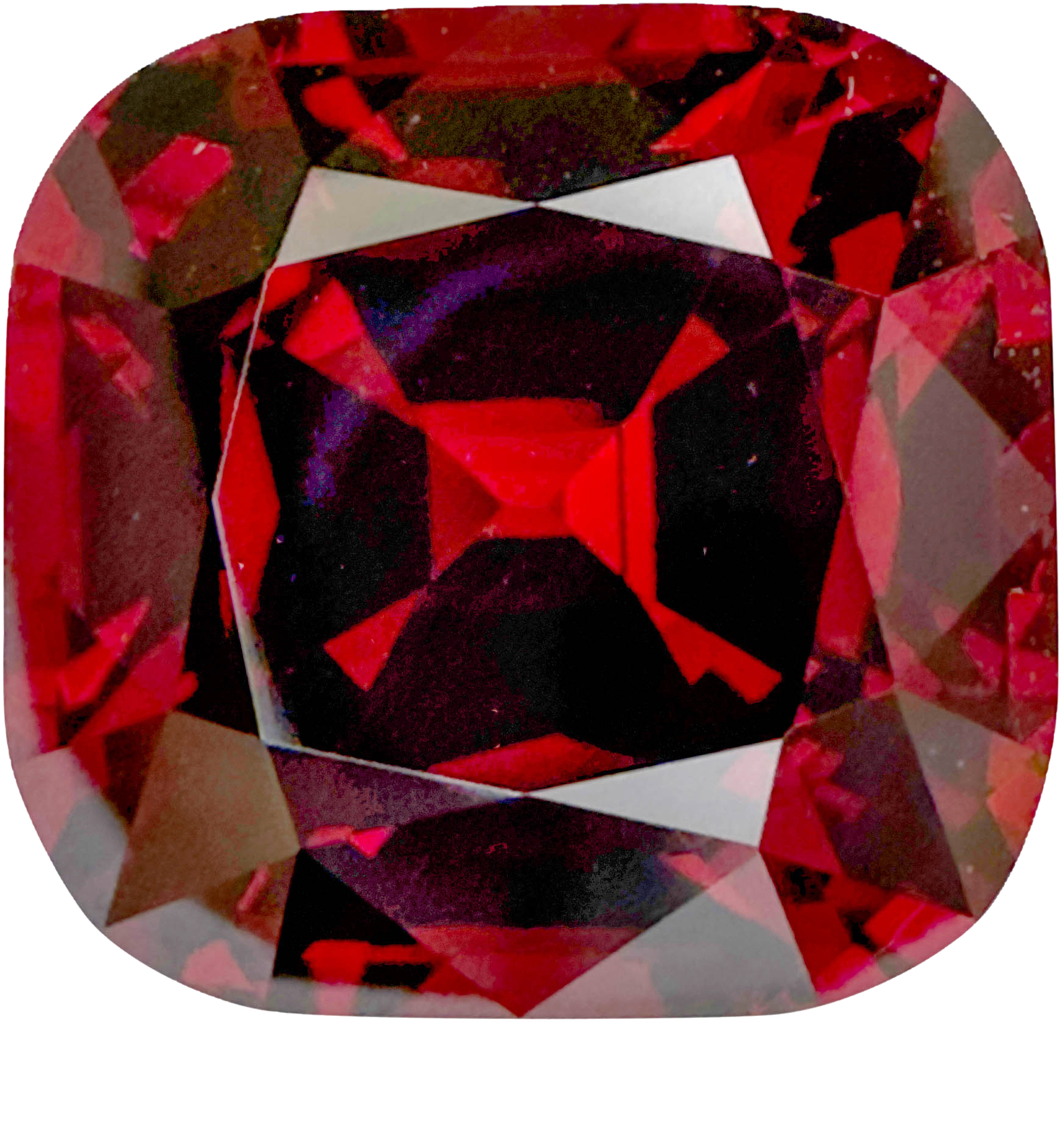 12.53ct Cushion DR Color Malaya Garnet