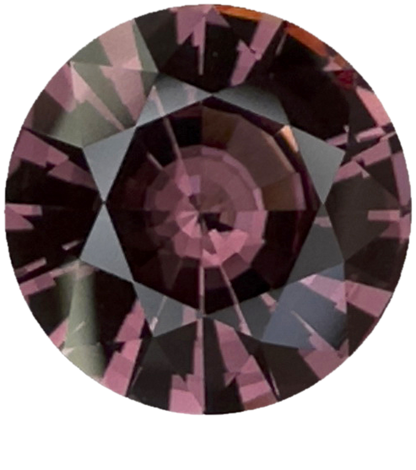 4.19ct Round Dusty Pink Malaya Garnet